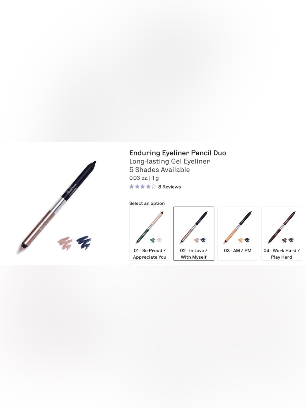 Limelife by Alcone Enduring Eyeliner Pencil Duo 02 In Love / With Myself